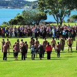 Powhiri at a Collective Concepts Event Tourism