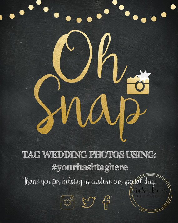 oh-snap-wedding-hashtag-sign - Collective Concepts